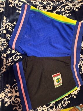 Athletic Men’s Two-Tone Blue & Black Training Shorts